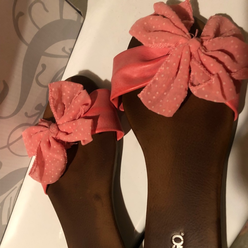 Pink sandals